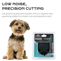 Kenchii Flash 5 compatible with multiple clippers for versatile grooming setups.