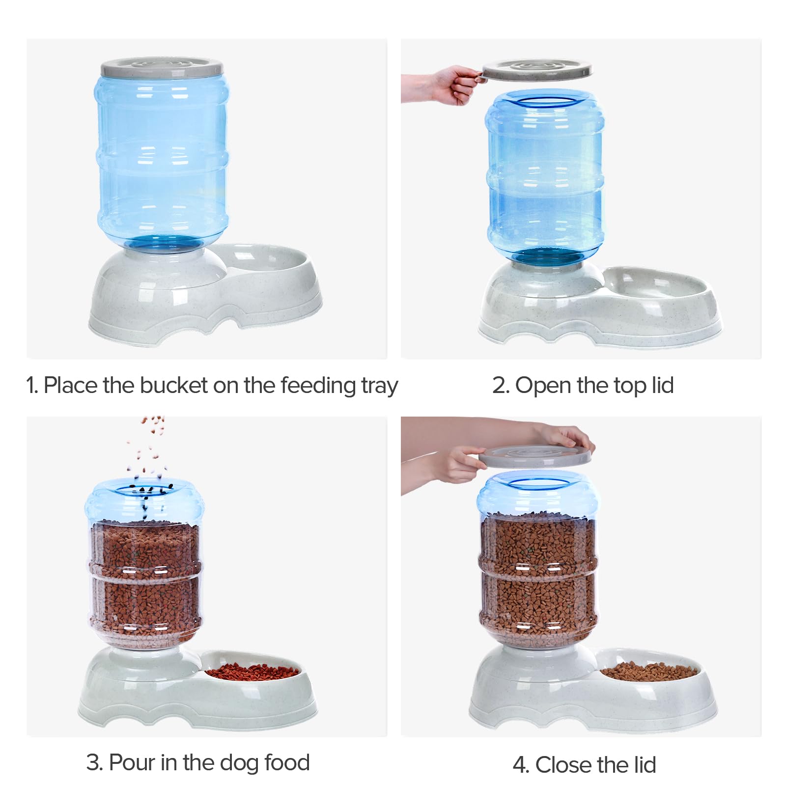 Kenond Feeder assembly image demonstrates easy setup and maintenance