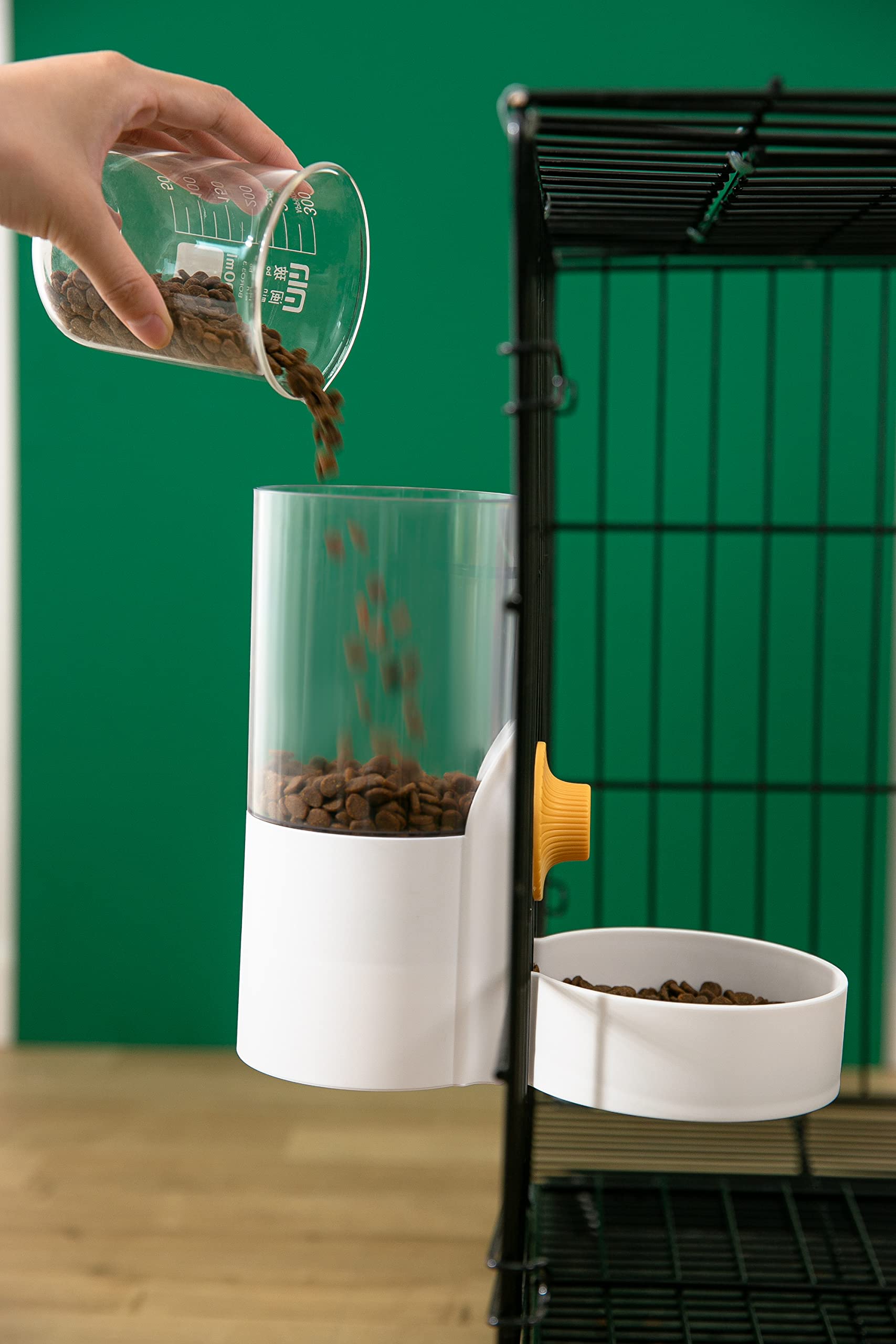 Kenond 40oz feeder capacity—compact setup for rabbits and ferrets