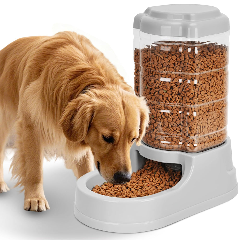 Kenond 9.5L gravity large-dog-feeder showing high-capacity design for longer meals