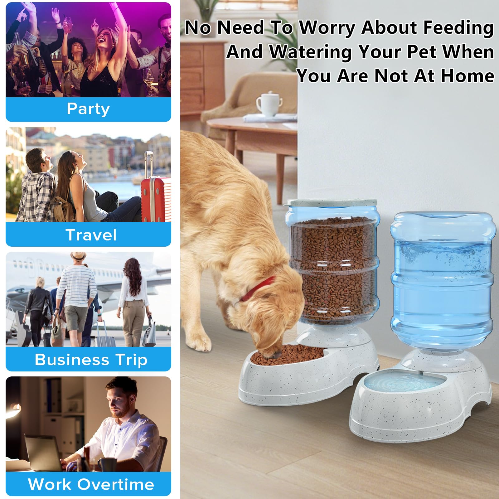 Kenond non-slip base pads stabilize the feeder during active mealtimes