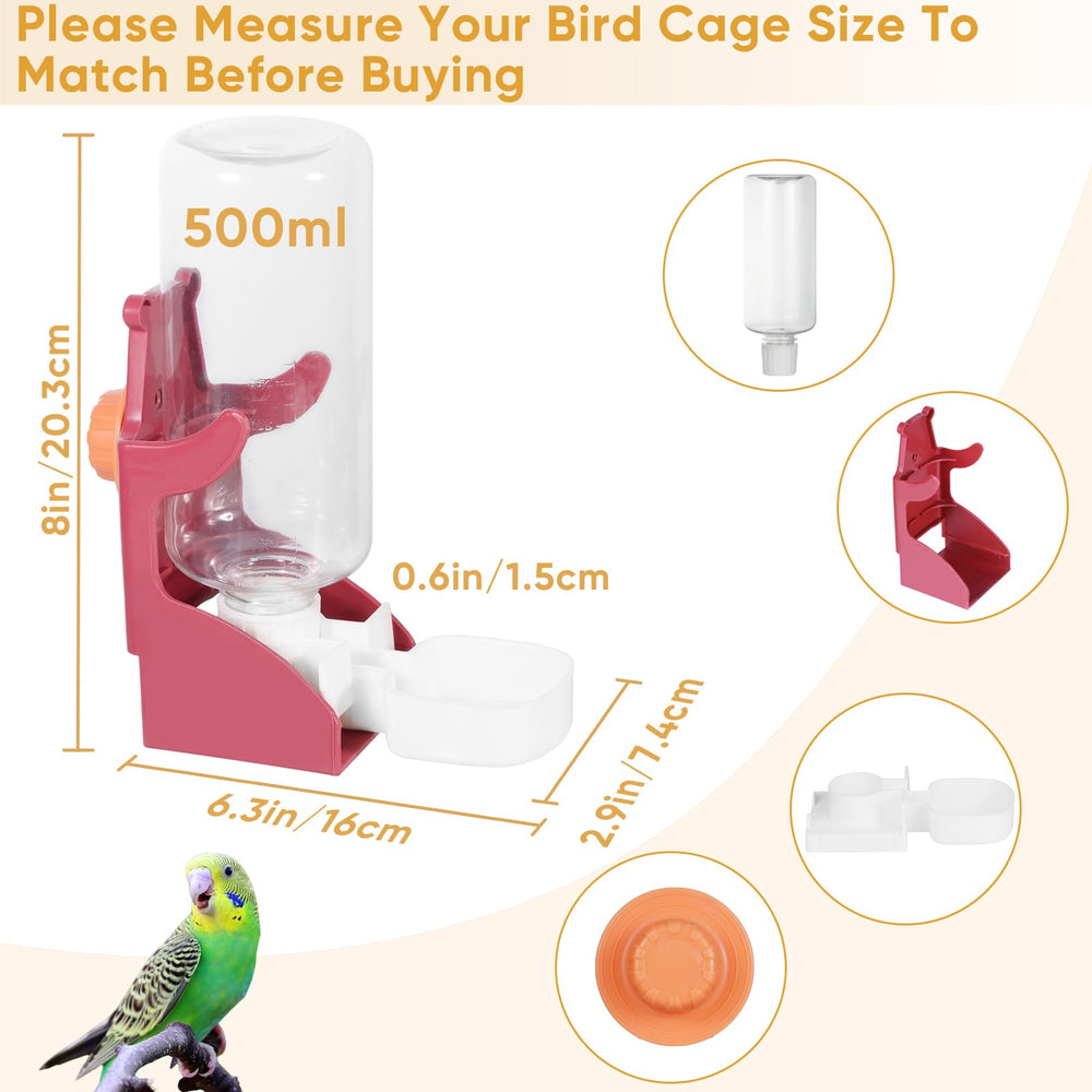 Kenond top-cover red feeder allows quick refills without removing the unit