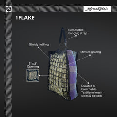 kensington deluxe slow feed bag adjustable strap with swivel snap for easy hanging