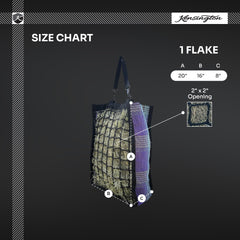 kensington deluxe slow feed bag textilene sides and bottom for durable waste reduction