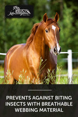 Kensington Fly Mask blocks up to 73% sun rays for protection.