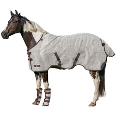 Kensington Protective Sheet Desert Sand front view with Surefit fit for all-season protection.