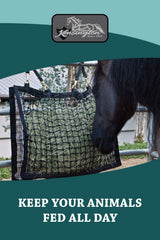 Kensington Slow Feed Hay Bag nylon strap for flexible hanging in the barn
