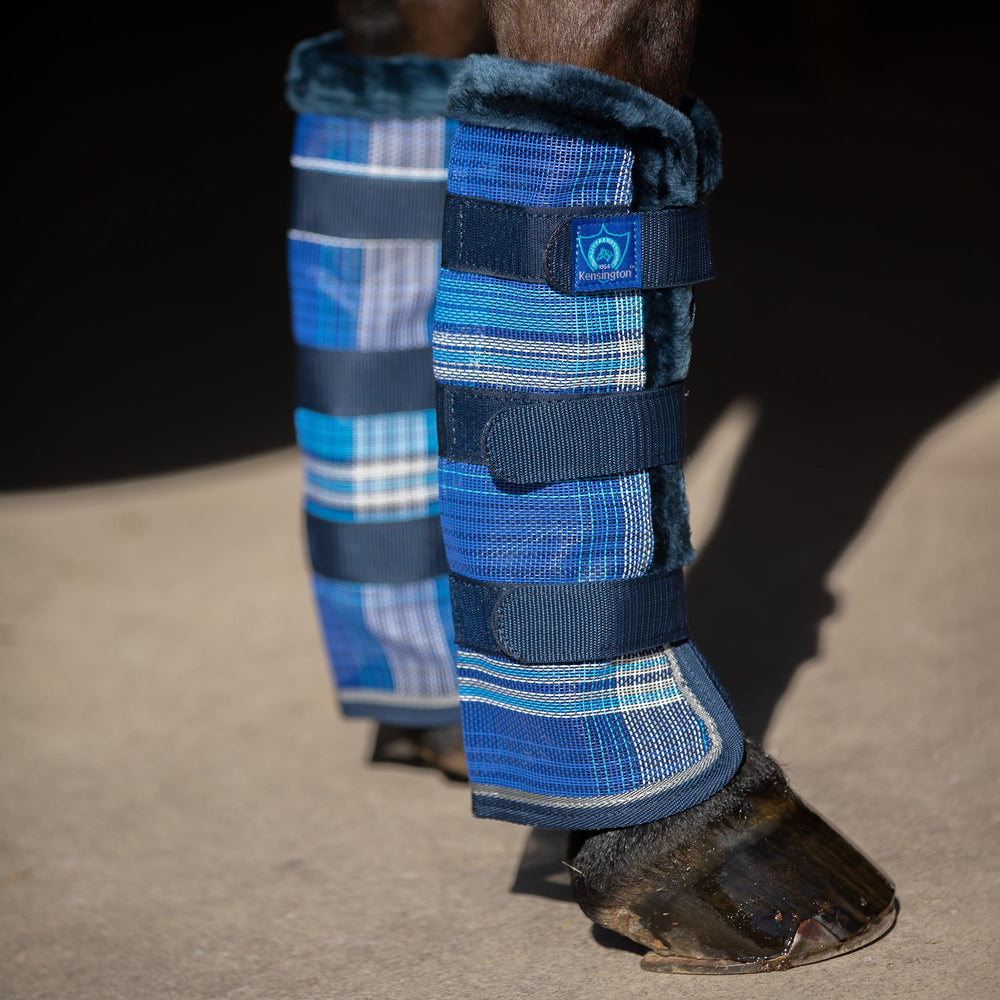 Kensington SuperMesh turnout boot side view highlighting stay-up design during movement