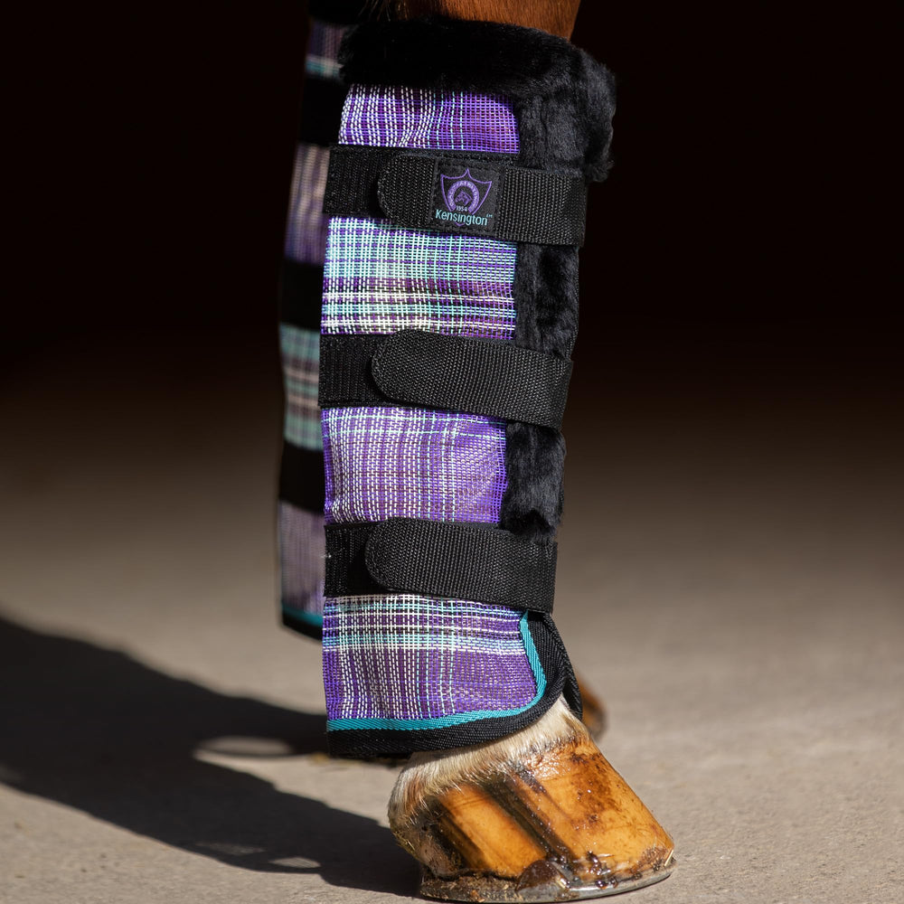 Kensington SuperMesh Turnout side view highlights three-strap adjustable fasteners for a custom fit