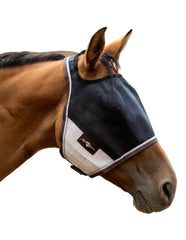 Kensington UViator fly mask and halter in Desert Sand, 90% UV protection and all-day comfort.