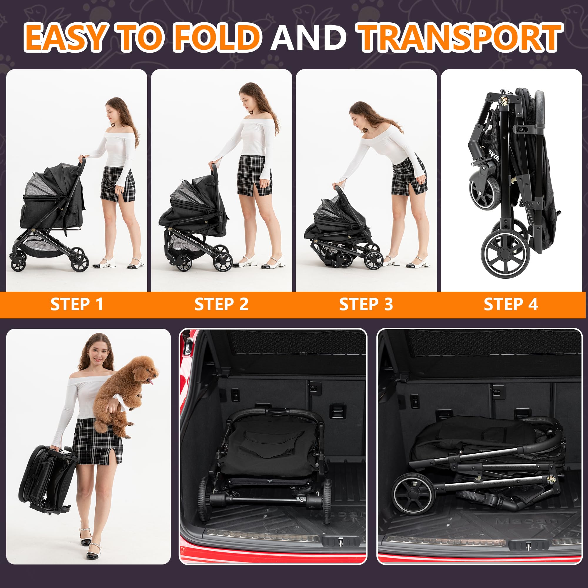 Kenyone detachable mesh improves airflow and easy cleaning.