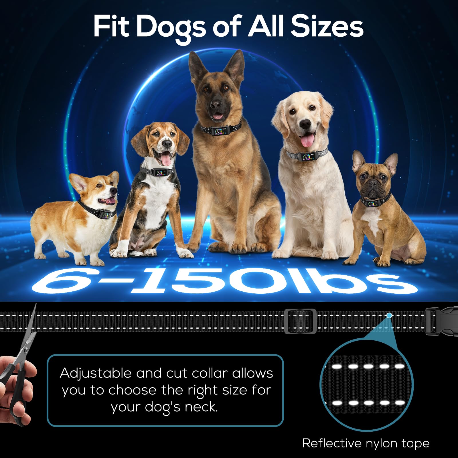 Keoge bark-collar-20-day-battery demonstrates long battery life for sessions