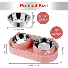 KEVIDEAWL tilted 15-degree design promotes comfortable swallowing during meals.