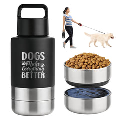 KEWIXY dog travel water bottle in use provides outdoor hydration on hikes