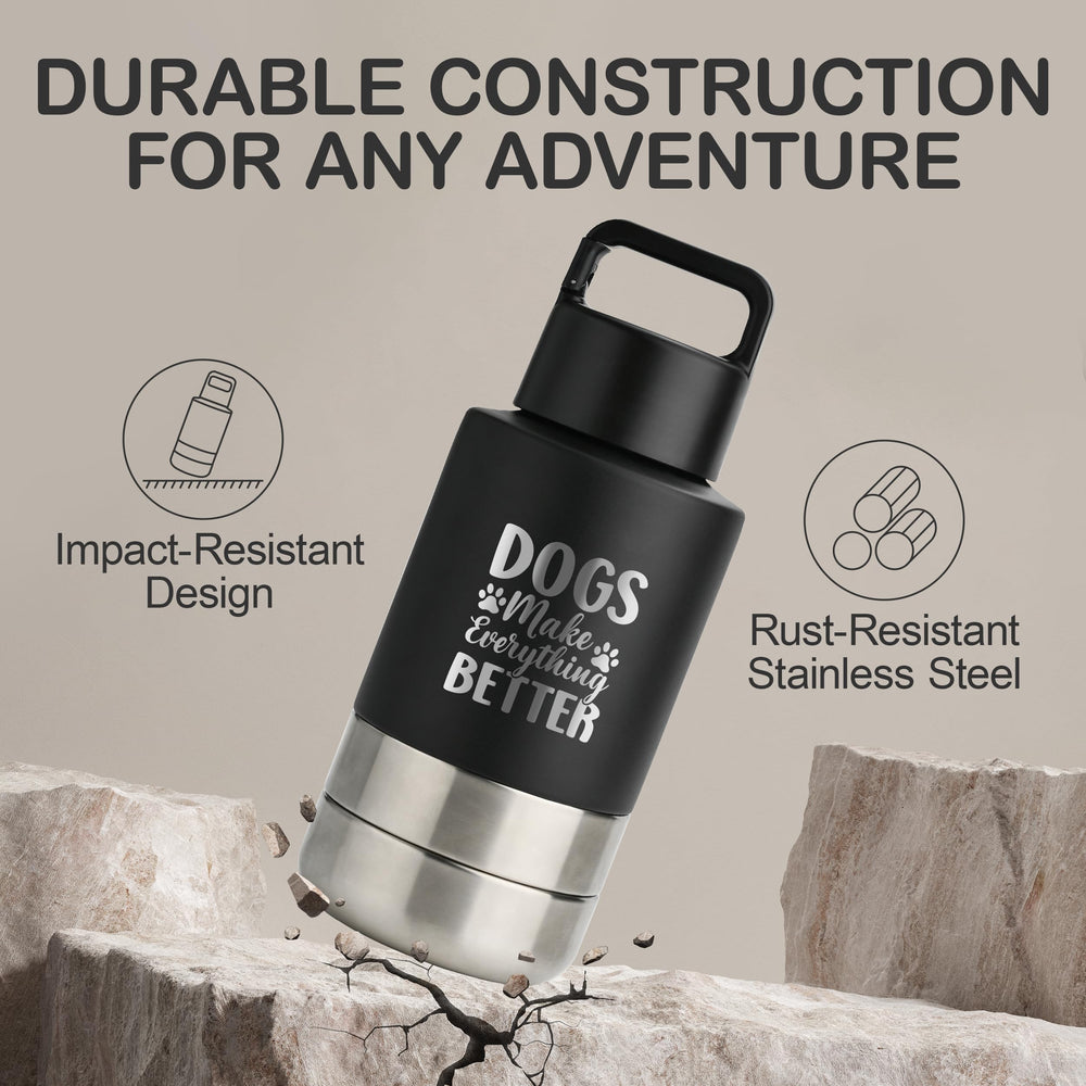 KEWIXY insulated stainless steel body keeps water cool outdoors