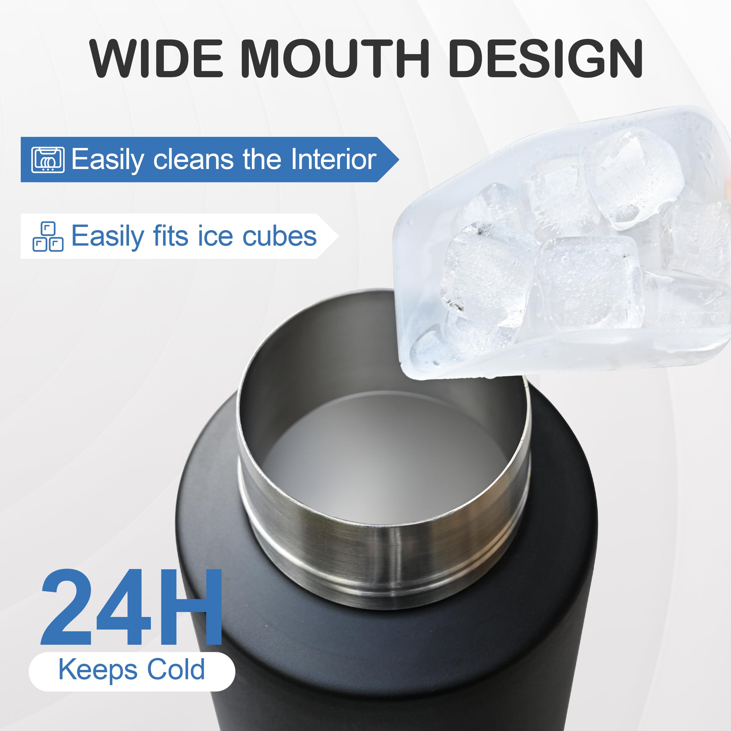 KEWIXY leak-proof cap and sweat-free exterior prevent spills