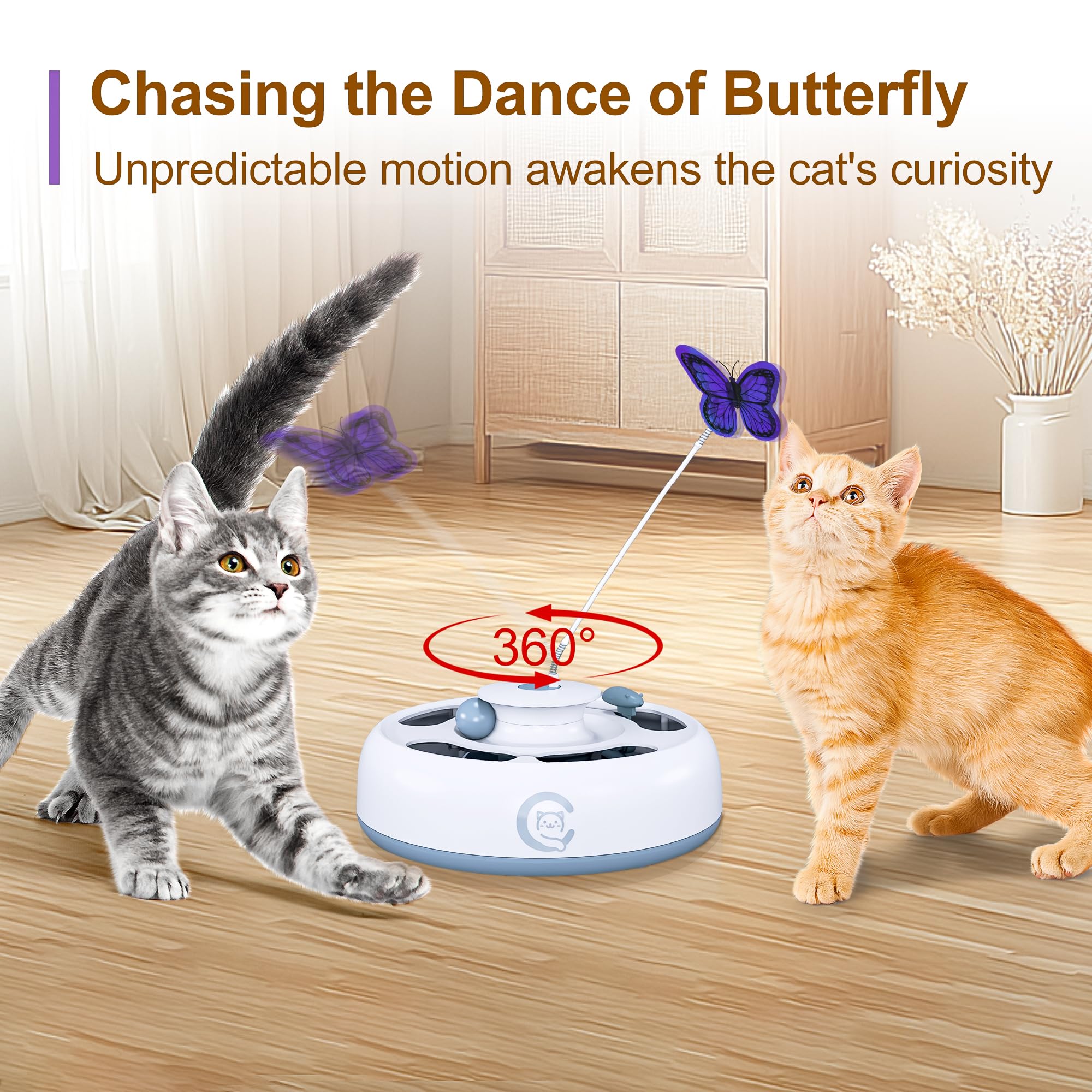 Kezlume butterfly refill — extra fluttering butterflies extend playtime.