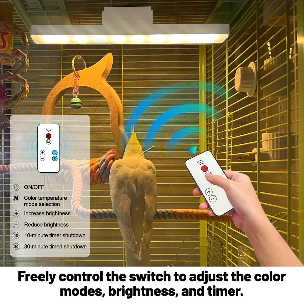 KFPSHLQE Bird Light cage compatible design fits many habitats.