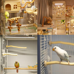 KFPSHLQE Bird Light durable nylon cord resists chewing during use.