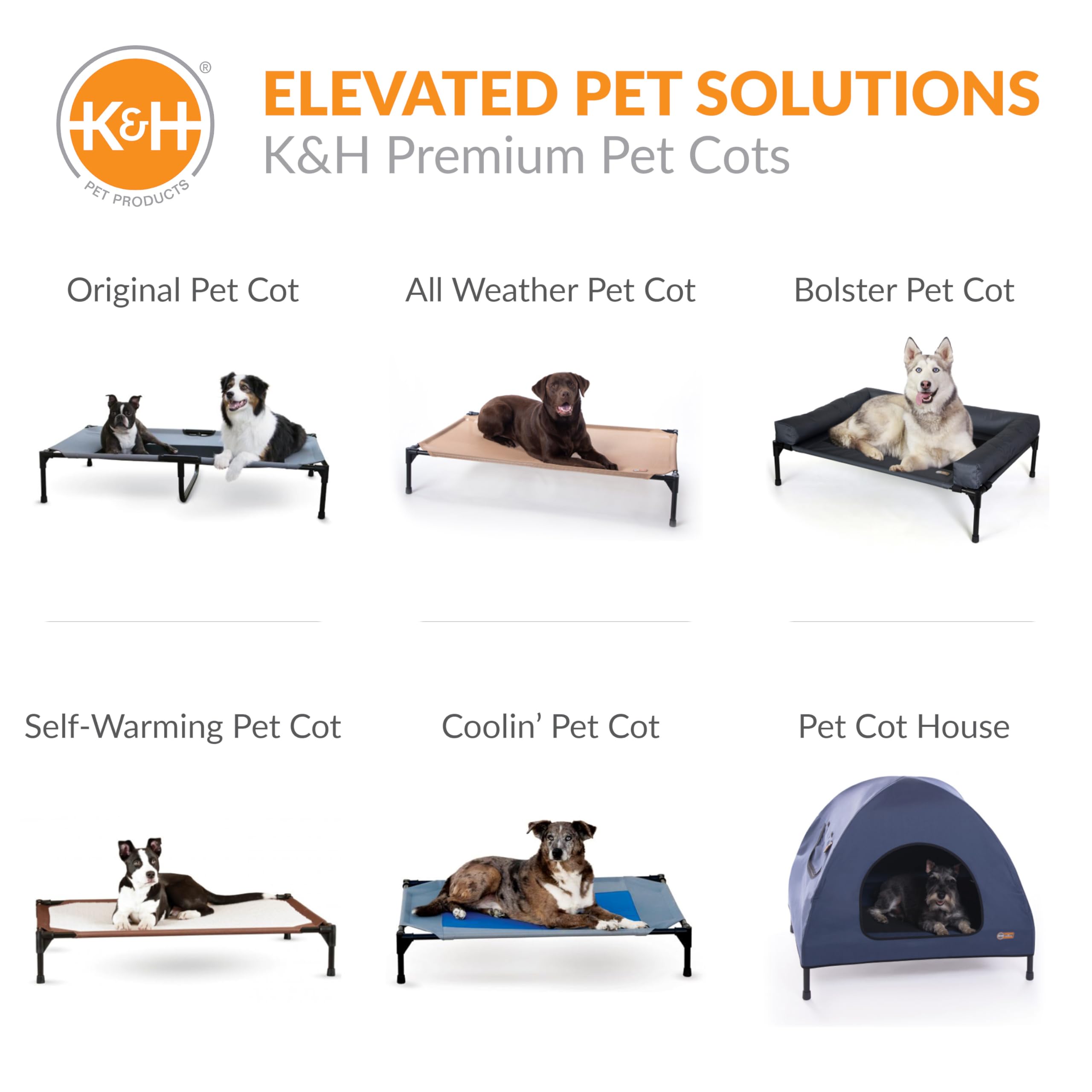 K&H Pet Products dog cot pad portable highlights travel-friendly comfort on trips and visits.