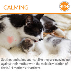 K&H machine washable heartbeat pillow highlights easy care.