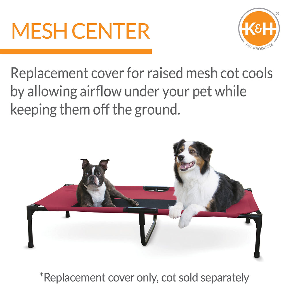 K&amp;H Original Pet Cot Replacement Cover durable-denier construction for longevity.