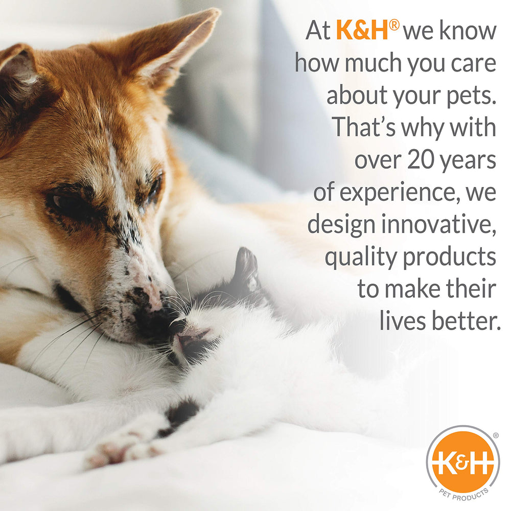 K&amp;H Pet Cot Replacement Cover machine-washable for easy cleanup after outdoor use.