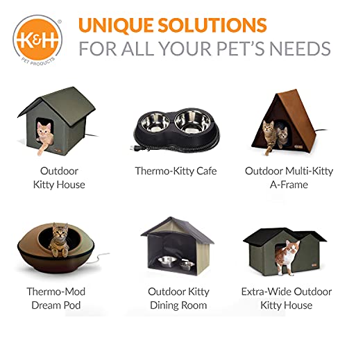 K&H Pet Products indoor/outdoor use versatility for cozy outdoor shelter