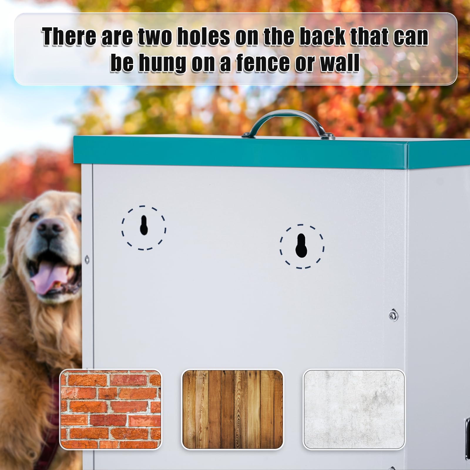 KHEARPSL large-breed ready 50lb capacity ideal for multi-dog households.