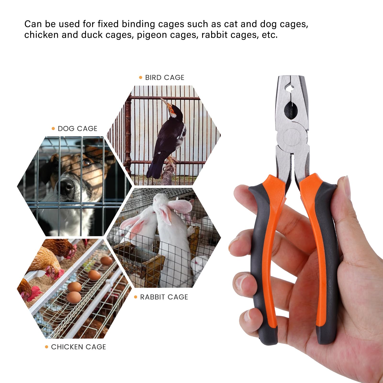 KHEARPSL versatile tool for bending or cutting wire alongside cage-building tasks.