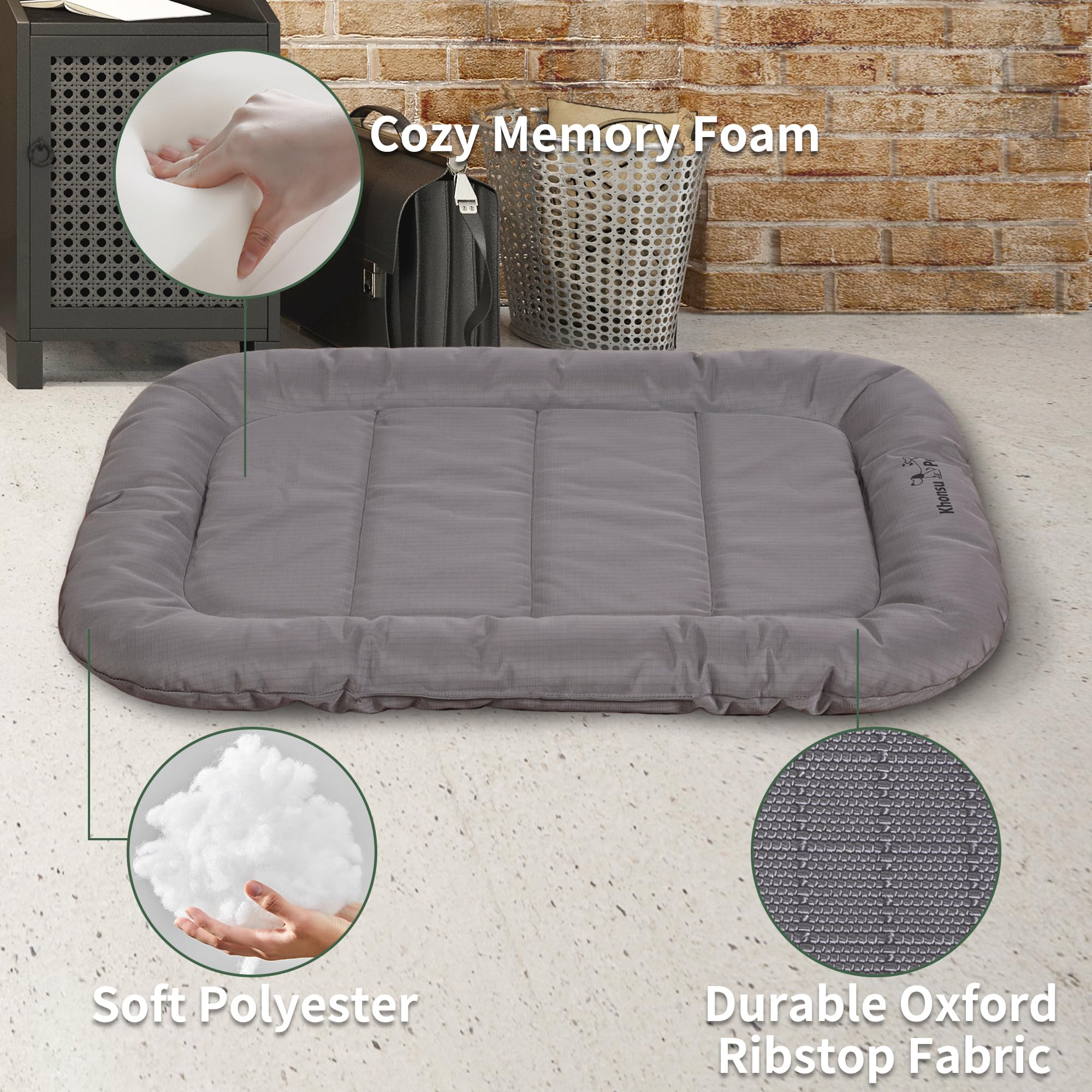 KHONSU PET chew-proof design with four reinforced joints reduces weak points