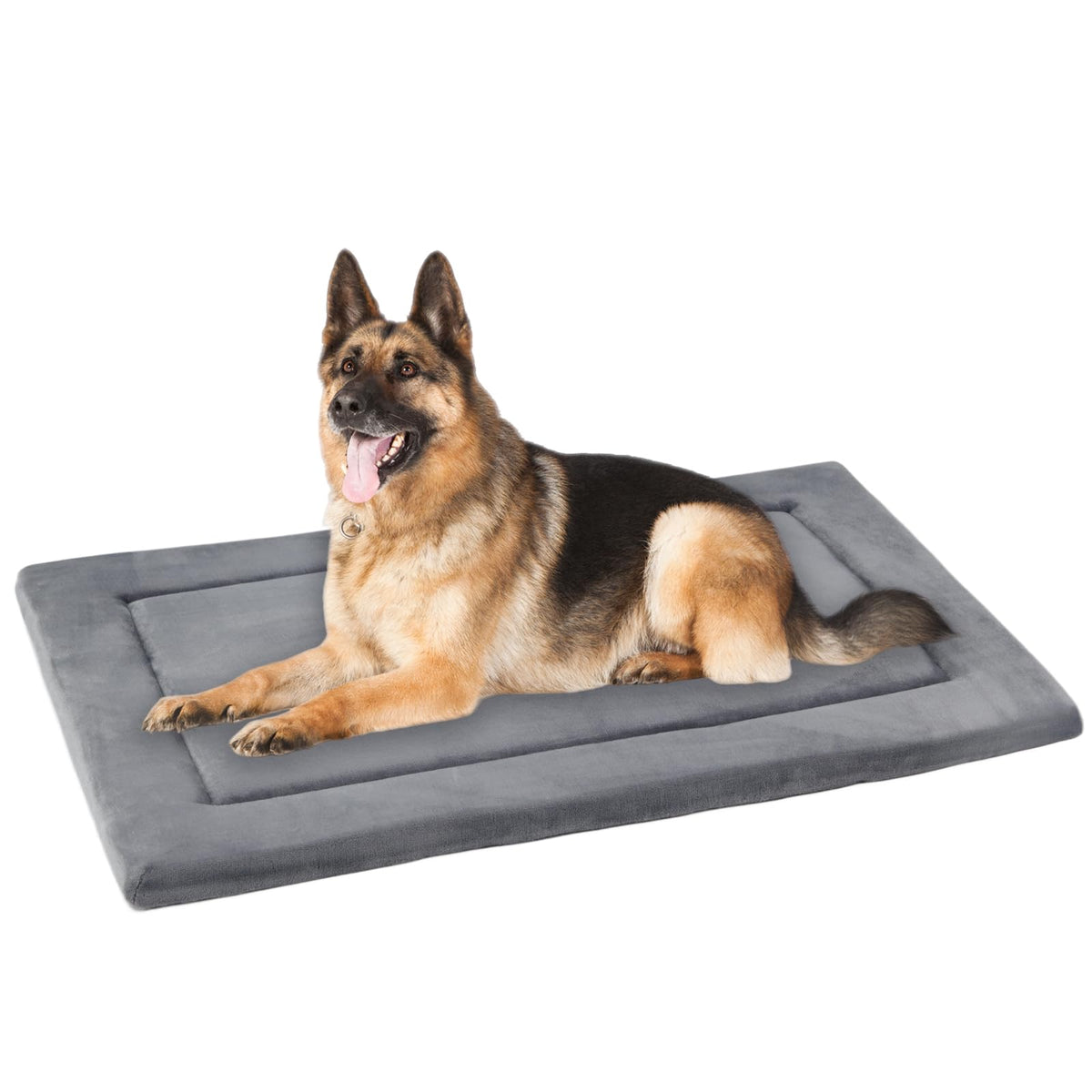 KHONSU PET dog bed mat in crate cooling pad provides cooler comfort for hot dogs.