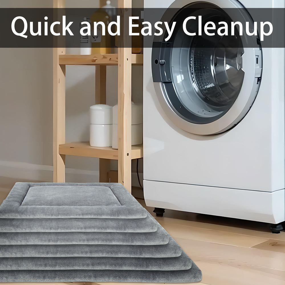KHONSU PET dog bed mat machine-washable for quick refreshes.