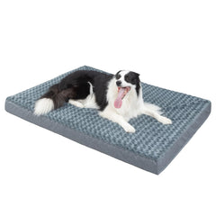 KHONSU PET dog bed mat plush-4in close-up showing cozy comfort for large dogs
