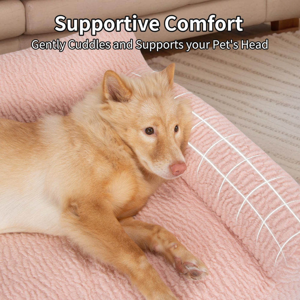 KHONSU PET orthopedic cat sofa bed removable cover showing easy machine-wash design