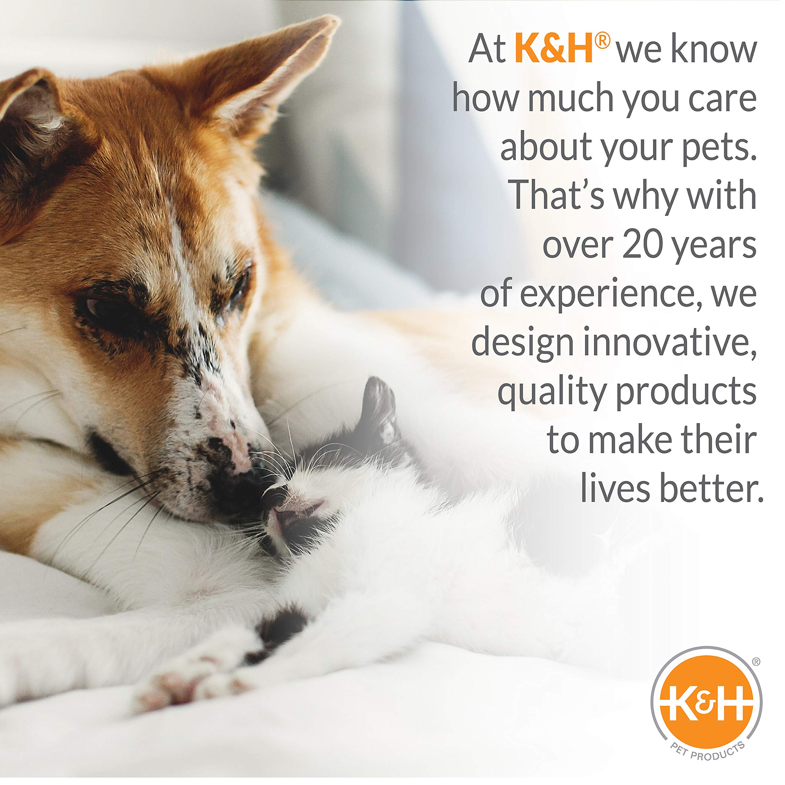 K&H Thermo-Pet Mat Mocha color complements home décor.