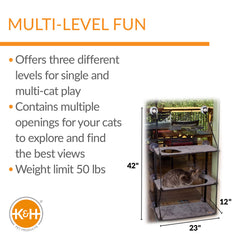 K&H EZ Window Mount closeup highlights sturdy suction for secure hang.