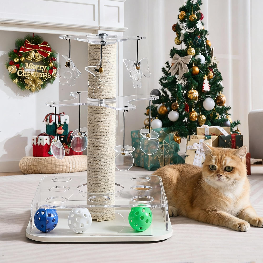 Kicari Modern 3-in-1 cat toy easy to assemble and quick to clean