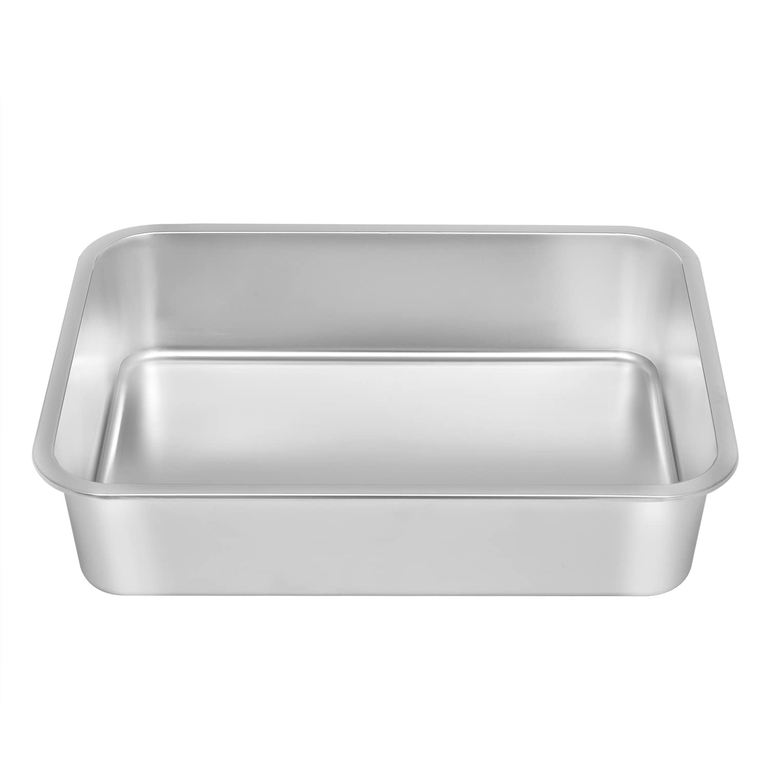 Kichwit stainless steel cat litter box washable odor-free surface for sanitary reuse.