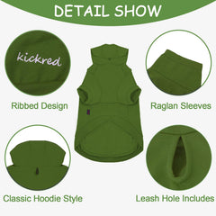 Kickred hoodie pocket detail showing convenient kangaroo pocket for small items