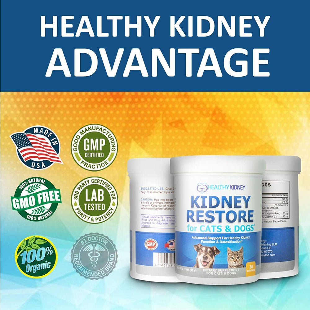 Kidney Restore easy-sprinkle-on-food demonstrates simple daily feeding
