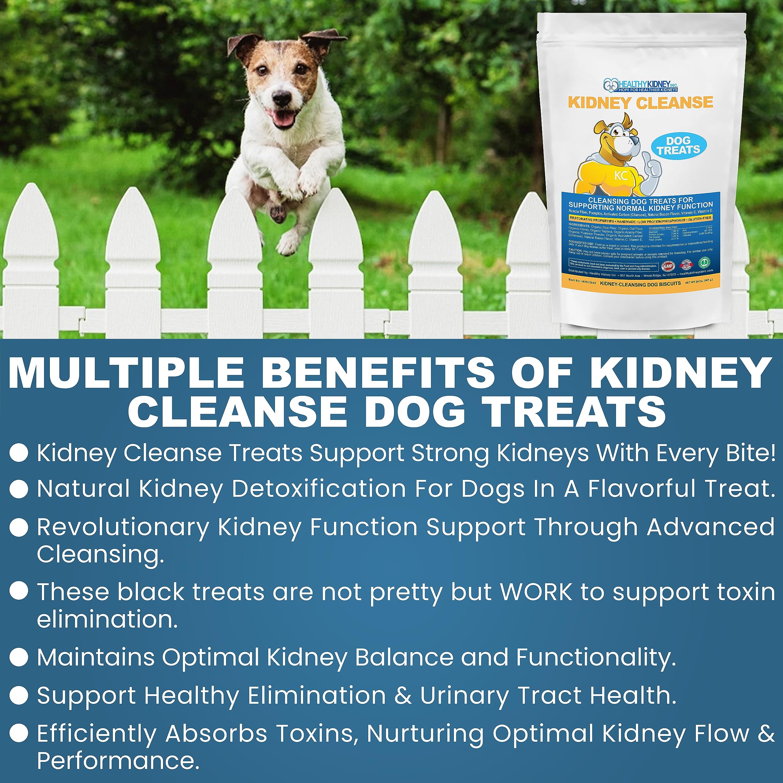 Kidney Restore ingredient label shows low-protein formula for kidney-friendly nutrition