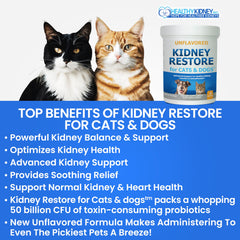 Kidney Restore probiotics powder delivers toxin-eliminating support through gut health
