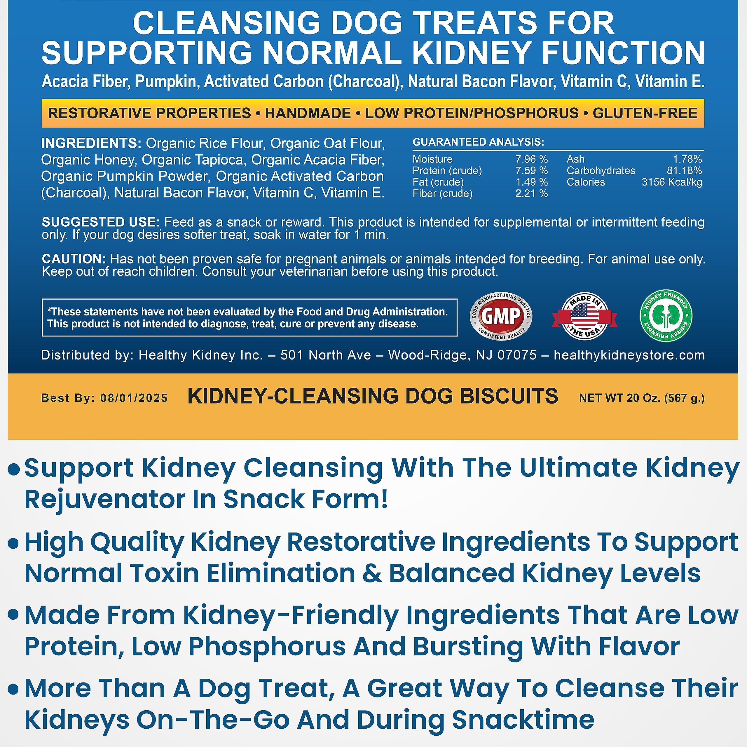 Kidney Restore vitamin C and E formulation supports nutrient availability during kidney-focused treats