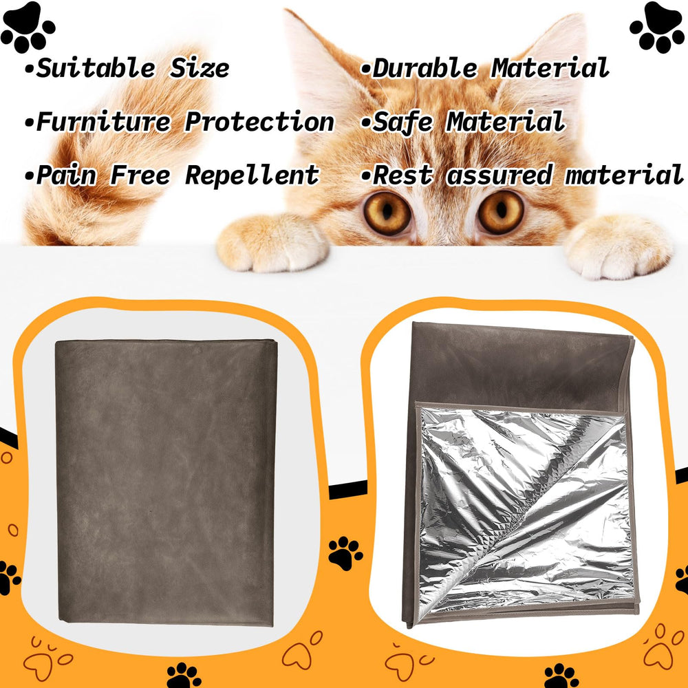 Kigley brown pet deterrent mat is non-electric and safe for pets.