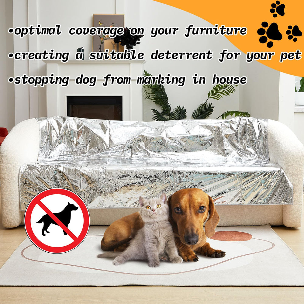 Kigley size 72x56 deterrent on couch demonstrates broad coverage and practical fit
