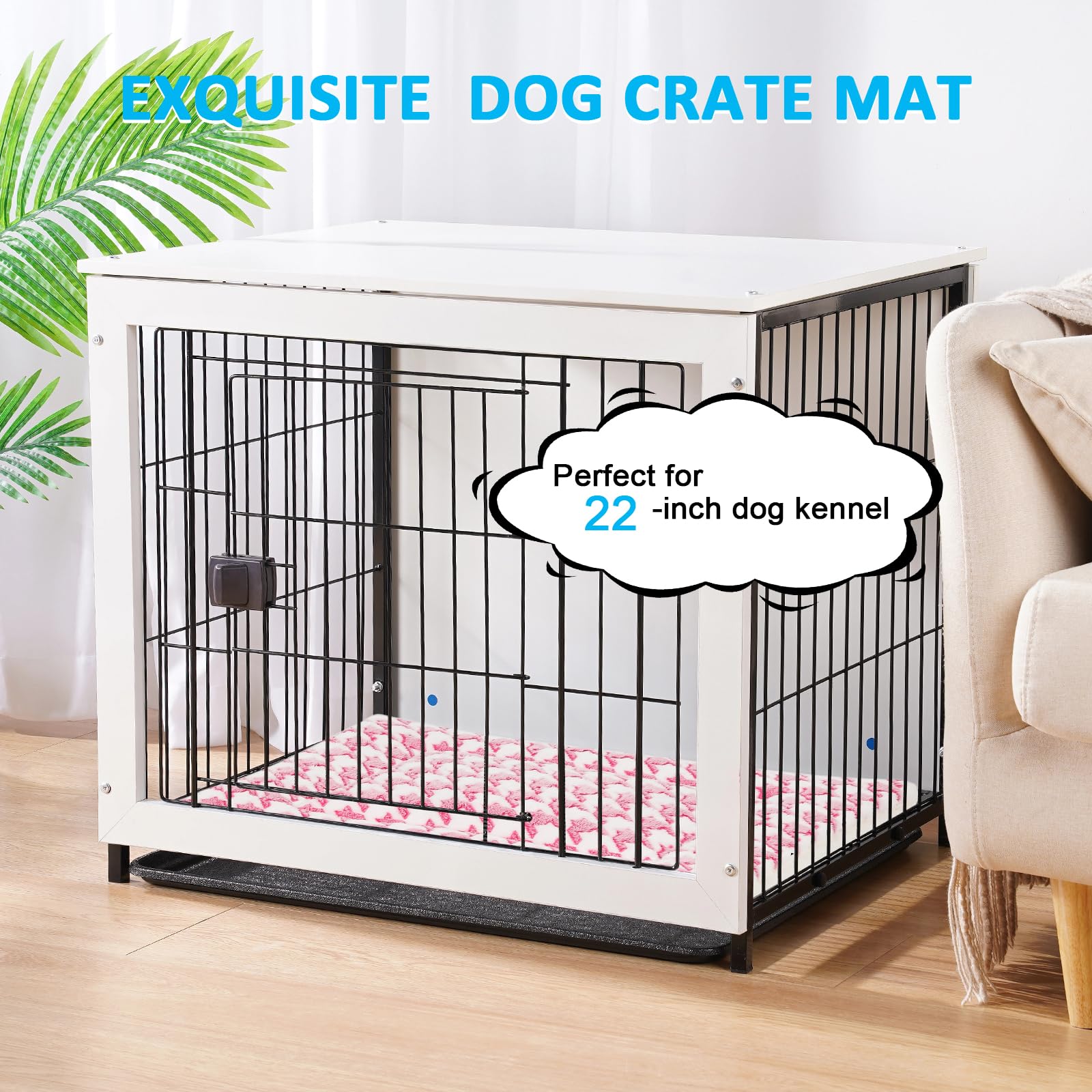 Kigmmro dog bed mat is portable and lightweight for on-the-go pets.