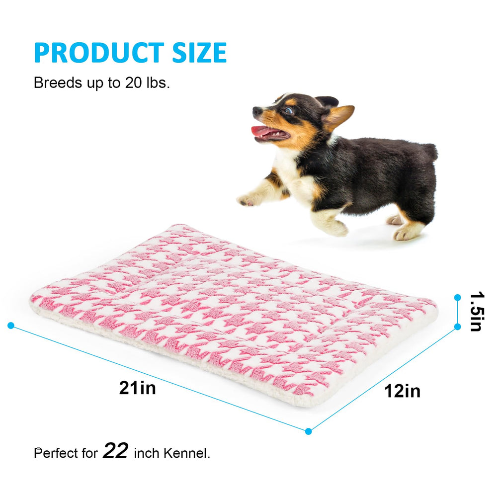 Kigmmro dog bed mat with reversible star side for decorative versatility.