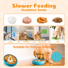 KILIN lick bowl tilt design helps slow feeding during meals