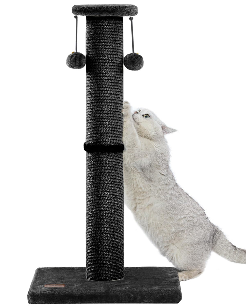 Kilodor 34-inch tall cat scratching post for stretching and durable use